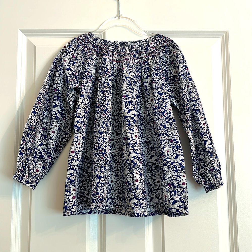 Adorable Fall Floral Top for Girls Size 6